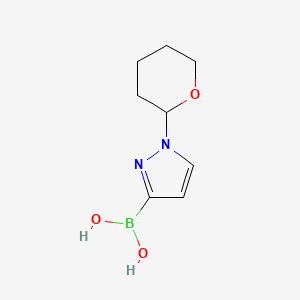 1-(Tetrahydro-2H-pyran-2-yl)-1H-pyrazol-3-ylboronic acid