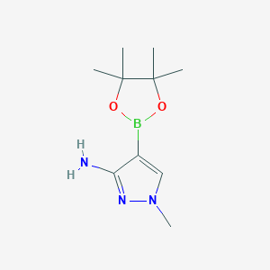1-Methyl-4-(4,4,5,5-tetramethyl-1,3,2-dioxaborolan-2-yl)pyrazol-3-amine