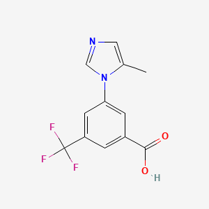 3-(5-Methyl-1H-imidazol-1-yl)-5-(trifluoromethyl)benzoic acid