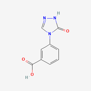 3-(5-Oxo-4,5-dihydro-1H-1,2,4-triazol-4-yl)benzoic acid