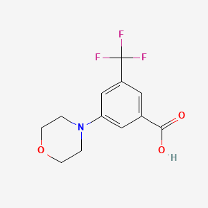 3-(4-Morpholinyl)-5-(trifluoromethyl)benzoic acid