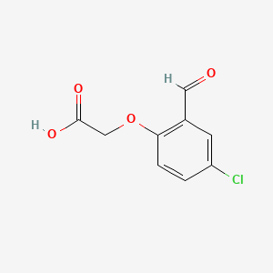 2-(4-Chloro-2-formylphenoxy)acetic acid