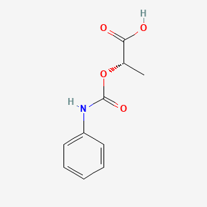(2S)-2-[[(Phenylamino)carbonyl]oxy]propanoic acid