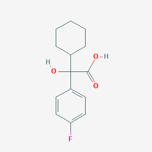 Cyclohexyl(4-fluorophenyl)hydroxyacetic acid