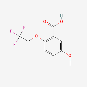 5-Methoxy-2-(2,2,2-trifluoroethoxy)benzoic acid
