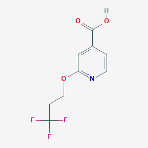 2-​(3,​3,​3-​Trifluoropropoxy)​pyridine-4-carboxylic acid