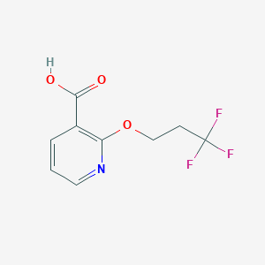 2-​(3,​3,​3-​Trifluoropropoxy)​pyridine-3-carboxylic acid