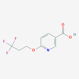 6-​(3,​3,​3-​Trifluoropropoxy)​nicotinic acid