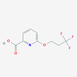6-​(3,​3,​3-​Trifluoropropoxy)​pyridine-2-carboxylic acid