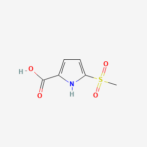5-Methanesulfonyl-1H-pyrrole-2-carboxylic acid