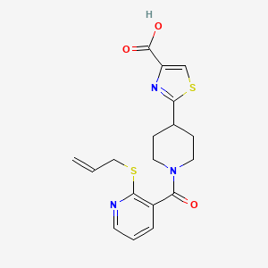 2-(1-{[2-(Allylthio)pyridin-3-yl]carbonyl}piperidin-4-yl)-1,3-thiazole-4-carboxylic acid