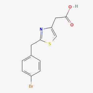 [2-(4-Bromobenzyl)-1,3-thiazol-4-yl]acetic acid