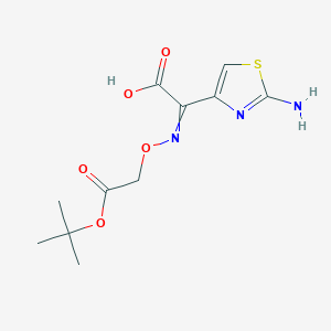 (2-Amino-1,3-thiazol-4-yl)[(2-tert-butoxy-2-oxoethoxy)imino]acetic acid