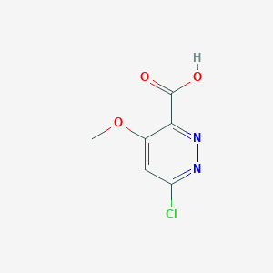 6-Chloro-4-methoxy-3-pyridazinecarboxylic acid