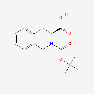 (3S)-2-(tert-Butoxycarbonyl)-1,2,3,4-tetrahydroisoquinoline-3-carboxylic acid