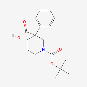 1-(tert-Butoxycarbonyl)-3-phenylpiperidine-3-carboxylic acid