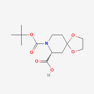 (7R)-8-(tert-Butoxycarbonyl)-1,4-dioxa-8-azaspiro[4.5]decane-7-carboxylic acid