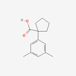 1-(3,5-Dimethylphenyl)cyclopentanecarboxylic acid