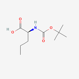 (2S)-2-[(tert-Butoxycarbonyl)amino]pentanoic acid