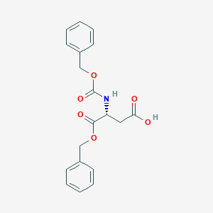 (3R)-4-(Benzyloxy)-3-{[(benzyloxy)carbonyl]amino}-4-oxobutanoic acid