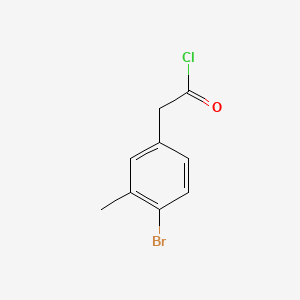 (4-Bromo-3-methylphenyl)acetyl chloride
