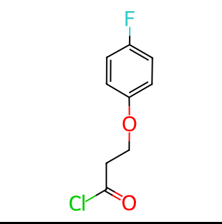 3-(4-Fluorophenoxy)propanoyl chloride