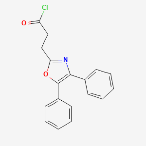 3-(4,5-Diphenyl-1,3-oxazol-2-yl)propanoyl chloride