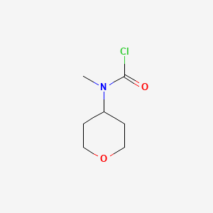 Methyl(tetrahydro-2H-pyran-4-yl)carbamic chloride
