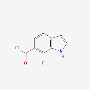 7-Fluoro-1H-indole-6-carbonyl chloride