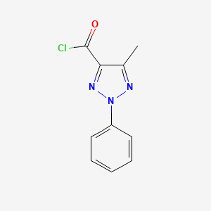 5-Methyl-2-phenyl-2H-1,2,3-triazole-4-carbonyl chloride