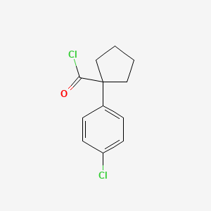 1-(4-Chlorophenyl)cyclopentanecarbonyl chloride
