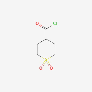 Tetrahydro-2H-thiopyran-4-carbonyl chloride 1,1-dioxide