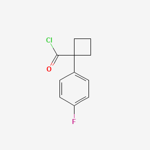 1-(4-Fluorophenyl)cyclobutanecarbonyl chloride