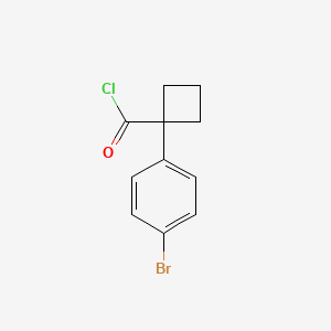 1-(4-Bromophenyl)cyclobutanecarbonyl chloride