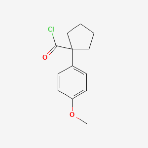 1-(4-Methoxyphenyl)cyclopentanecarbonyl chloride