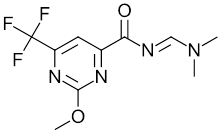 [(1E)-(dimethylamino)methylideneamino][2-methoxy-6-(trifluoromethyl)pyrimidin-4-yl]methanone