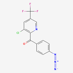 (4-Azidophenyl)[3-chloro-5-(trifluoromethyl)-2-pyridinyl]methanone