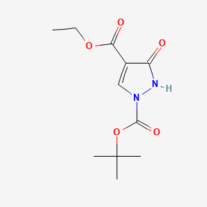 1-(tert-Butyl) 4-Ethyl 3-oxo-2,3-dihydro-1H-pyrazole-1,4-dicarboxylate