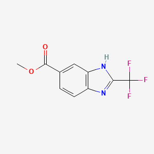 Methyl 2-(Trifluoromethyl)-1H-benzimidazole-5-carboxylate