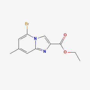Ethyl 5-Bromo-7-methylimidazo-[1,2-a]pyridine-2-carboxylate