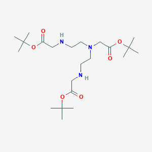 1,1-Dimethylethyl 6-[2-(1,1-dimethylethoxy)-2-oxoethyl]-13,13-dimethyl-11-oxo-12-oxa-3,6,9-triazatetradecanoate