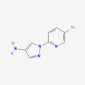 1-(5-Bromopyridin-2-yl)-1H-pyrazol-4-amine