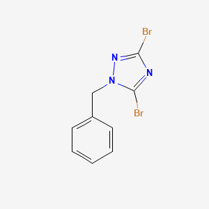 1-Benzyl-3,5-dibromo-1H-1,2,4-triazole
