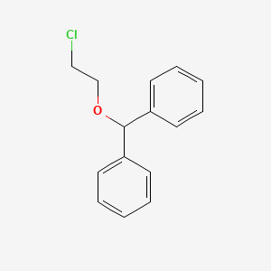 [(2-Chloroethoxy)(phenyl)methyl]benzene