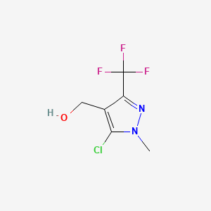 [5-Chloro-1-methyl-3-(trifluoromethyl)-1H-pyrazole-4-yl]methanol