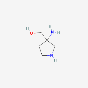 (3-Aminopyrrolidin-3-yl)methanol