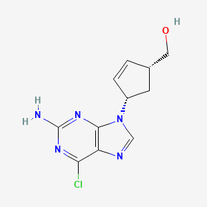 [(1R,4S)-4-(2-Amino-6-chloro-9H-purin-9-yl)cyclopent-2-en-1-yl]methanol