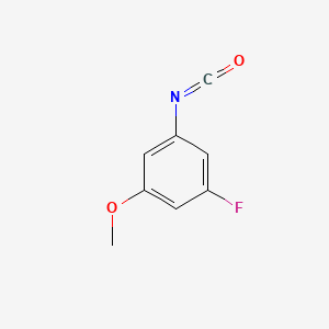 1-Fluoro-3-isocyanato-5-methoxybenzene