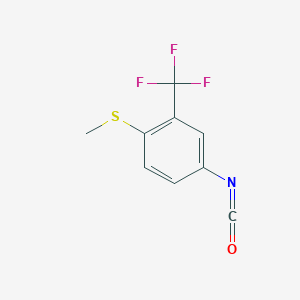 4-Methylthio-3-trifluoromethylphenylisocyanate