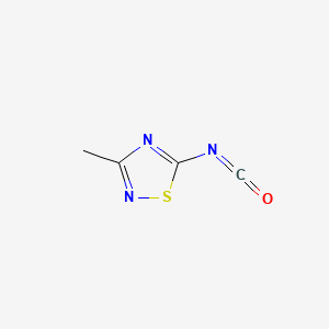 5-​Isocyanato-​3-​methyl-​1,​2,​4-​thiadiazole